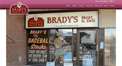 Desktop Screenshot of bradysmeats.com